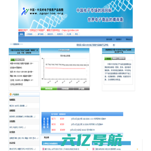 中国 中关村电子信息产品指数
