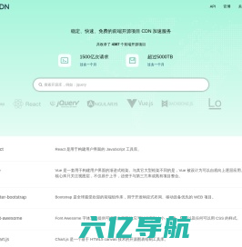 BootCDN - Bootstrap 中文网开源项目免费 CDN 加速服务