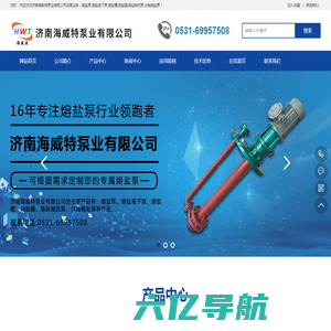 熔盐泵-济南海威特泵业有限公司