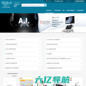 MedicalExpo  -  La marketplace B2B de l'équipement médical : matériel médical, imagerie médicale, mobilier pour hôpitaux, équipement de laboratoire...