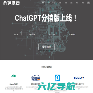 笋瓜云-Chat机器人-gpt国内入口-AI人工智能-智慧城市-gpt分销版Saas服务商